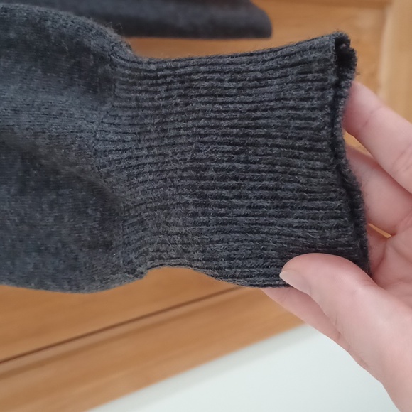 City Triangle Charcoal Sweater Dress - Picture 4 of 4